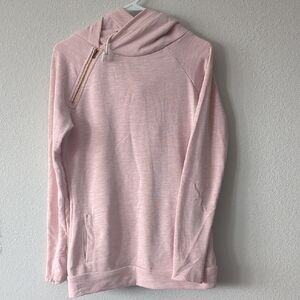 AMPERSAND AVE Light Pink Cowl Neck Sweater